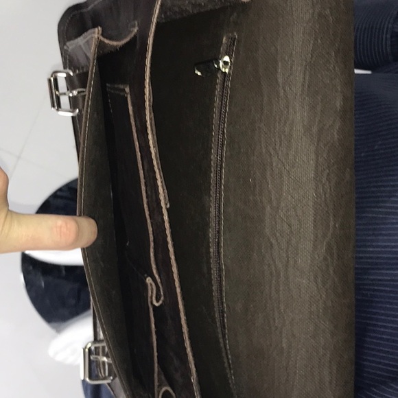 Custom Rugged Leather Messenger Bag Brand New! Make an offer! - Picture 6 of 6